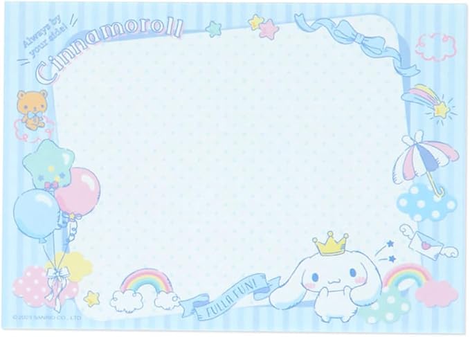 Sanrio Cinnamoroll 8 Design Memo 017043