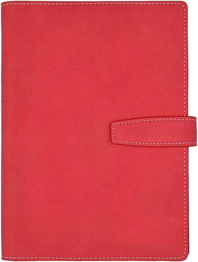 Journal Notebook Notebook A5 Horizontal Line Diary Hardcover Lining Journal High-end Luxury Suitable for Planning Writing Office School School Office Business (Color : Red)