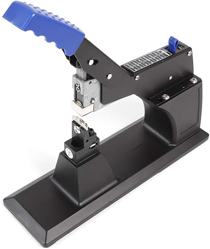 Heavy Duty Flat and Saddle Stitch Stapler with 3000 Staples, Desktop Office Manual Book Binding Machine, Adjustable Design, Max. Thickness 6.5mm