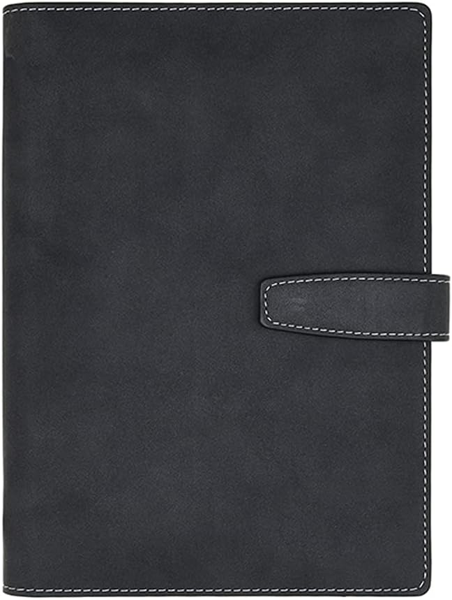 Journal Notebook Notebook A5 Horizontal Line Diary Hardcover Lining Journal High-end Luxury Suitable for Planning Writing Office School School Office Business (Color : Black)