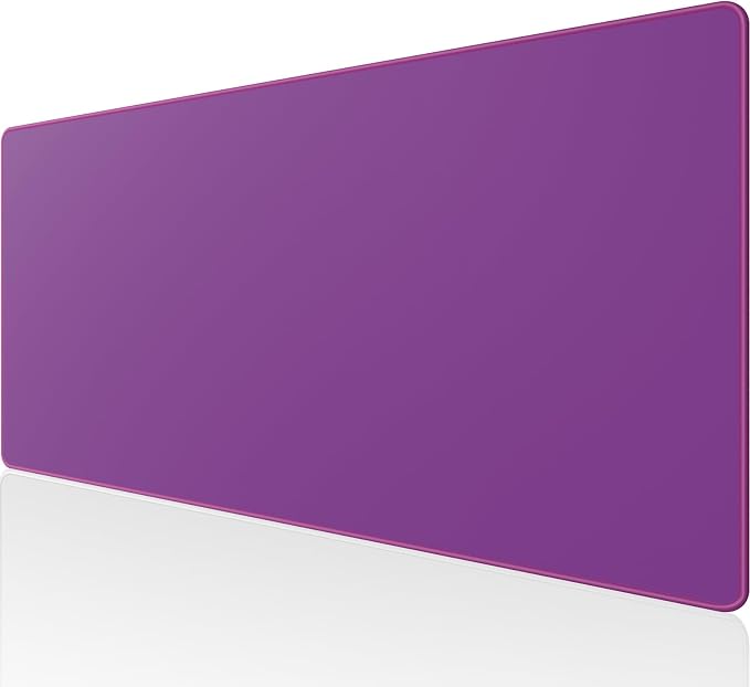 KTRIO Large Gaming Mouse Pad, Desk Mat, 31.5 x 15.7 in, Violet Purple, XXL | Smooth Micro-Weave Surface, Artistic Pattern Design, Non-Slip Rubber Base, Durable Stitched Edges, Office & Home Use