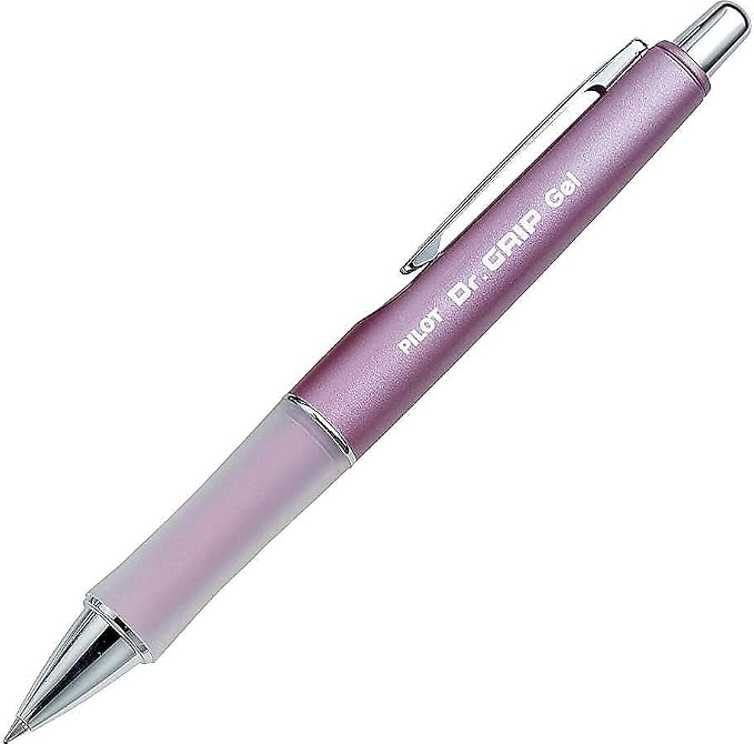 Pilot Dr. Grip Limited Gel Pen, Black Ink, Single Pen | Ideal for School, Journaling & Office Writing