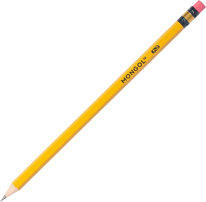 Mongol Classic Incense Cedar #2 Pencil - 48-Pack - Pre-sharpened, European Graphite Core, US Grown Cedar, Smudge Free Eraser – Nontoxic PMA Certified