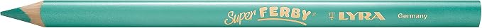 Lyra Super Ferby Triangular Metallic Colored Pencils - Set of 12 Metallic Pencils with A 6.25mm Core - Highly Pigmented Colored Pencils for Artists of All Ages - Durable Pencils for Coloring and More