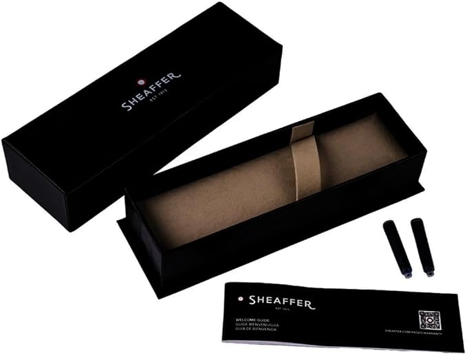 Sheaffer VFM Gunmetal Grey Lacquer w/Matte Black Powder Coated Appointments and Medium Nib Fountain Pen