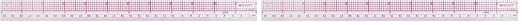 Westcott 10ths/Metric Beveled Ruler, 12-Inch/30cm (B-65), Clear (Pack of 2)