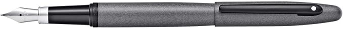 Sheaffer VFM Gunmetal Grey Lacquer w/Matte Black Powder Coated Appointments and Fine Nib Fountain Pen