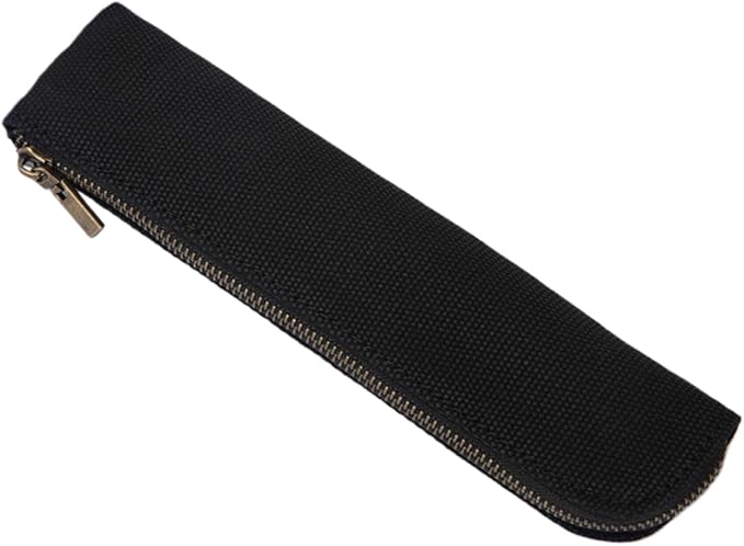 Slim Pencil Case Small Pencil Pouch Pen Case (Black/CV)