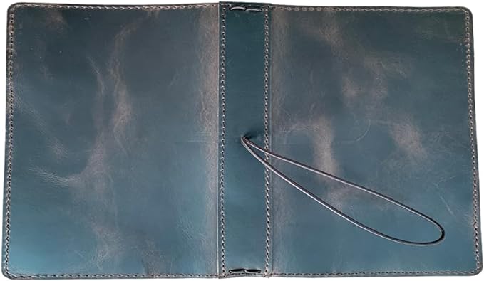 Travelers Notebook Cover with Inner Pockets, Card Slots and Pen Holder, B6 Size, Dark Brown