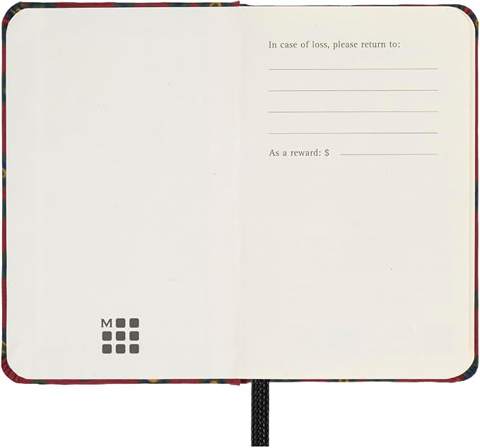 Moleskine Limited Edition Notebook Professional Silk Box, Extra Small, Plain, Bordeaux, Hard Cover (2.5 x 4)