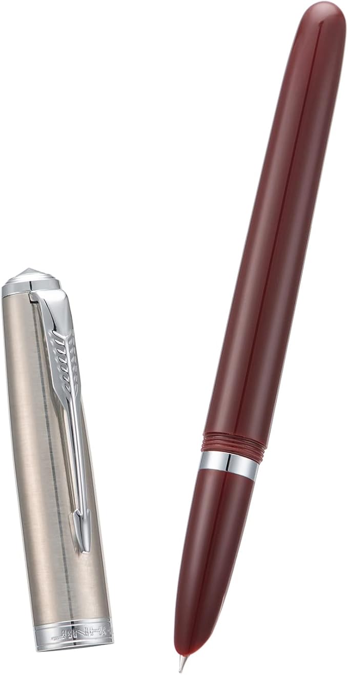 3 Jinhao 86 Fountain Pen Set (Black, Wine Red and Green Resin) Extra Fine Nib with Refillable Ink Converter