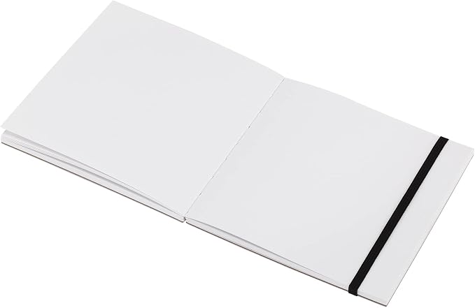 SoHo Urban Artist Brick Sketchbook Journals for Sketching, Drawing, Colored Pencils, Graphite, and More - Mixed Media 5.5"x5.5" (200 GSM, 40 Sheets) - 2 Pack