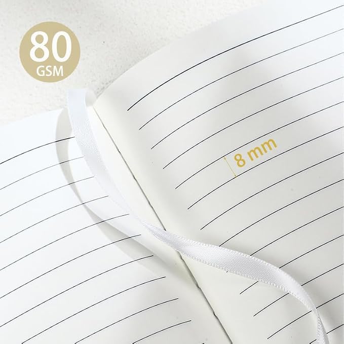 ipoul Beautiful Journal for Women, Daisy Flower, Hardcover, A5, 6x8, Lined Pages, Lay-flat, Personal Notebook, Self Care Journal, 40th Birthday Gifts for Women, Mothers day Gifts for mom