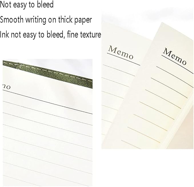 Journal Notebook Notebook A5 Horizontal Line Diary Hardcover Lining Journal High-end Luxury Suitable for Planning Writing Office School School Office Business (Color : Brown)