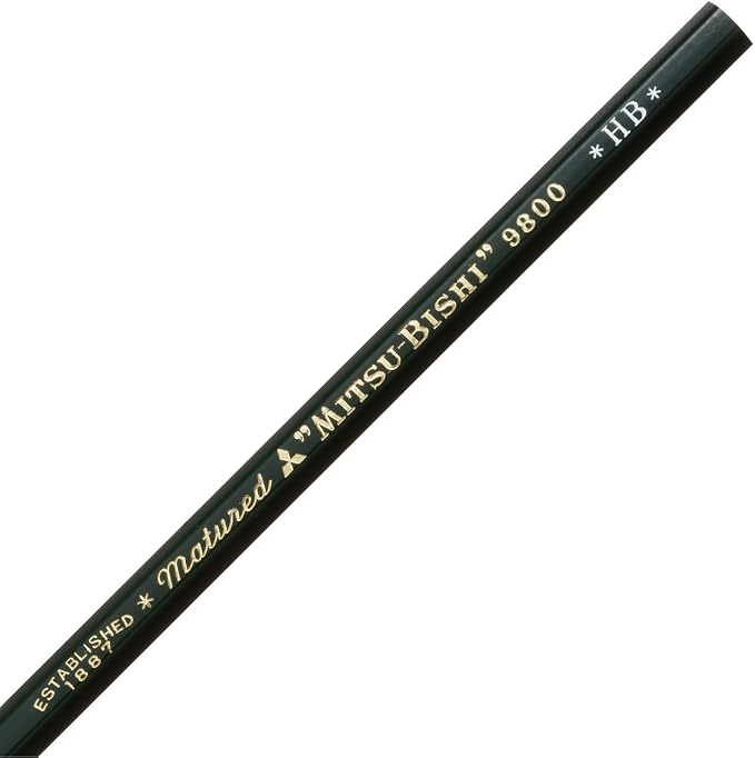 Mitsubishi Pencil Co., Ltd. 9800 pencil dozen (12 pieces) HB K9800HB (japan import)