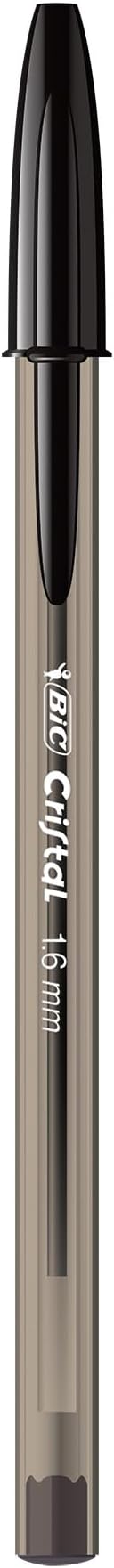 BIC Cristal Xtra Bold Ballpoint Pens, Bold Point (1.6mm) For Vivid And Dramatic Lines, Black Ink, 24-Count Pack, Perfect Ink Pens