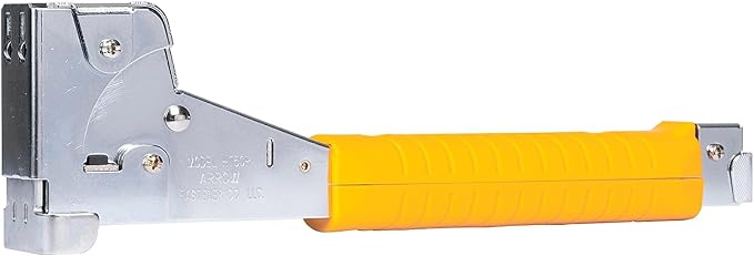 Arrow HT50 Heavy Duty Hammer Tacker, Chromed-Steel Manual Stapler with Sure-Grip Handle, Dual-Capacity Rear-Load Magazine, Fits 5/16”, 3/8", or 1/2" Staples (Pack of 4)