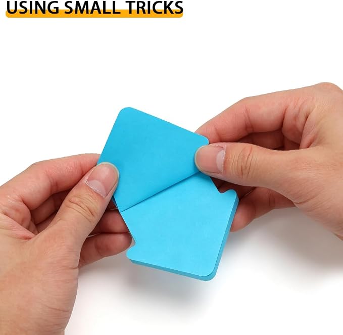 Sticky Notes, Arrow Shape Sticky Notes 8 Pads 8 Colors Cute Self-Stick Stickies Funny Note Pads 100 Sheets Teacher Back to School Supplies and Oﬃce Products