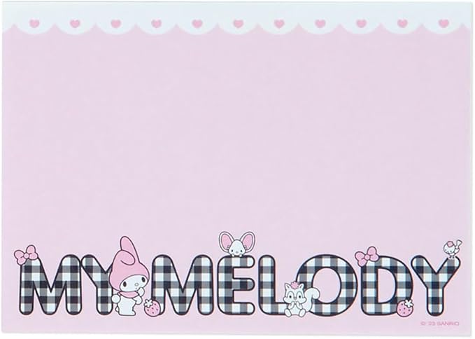 Sanrio My Melody 8 Design Memo 016951