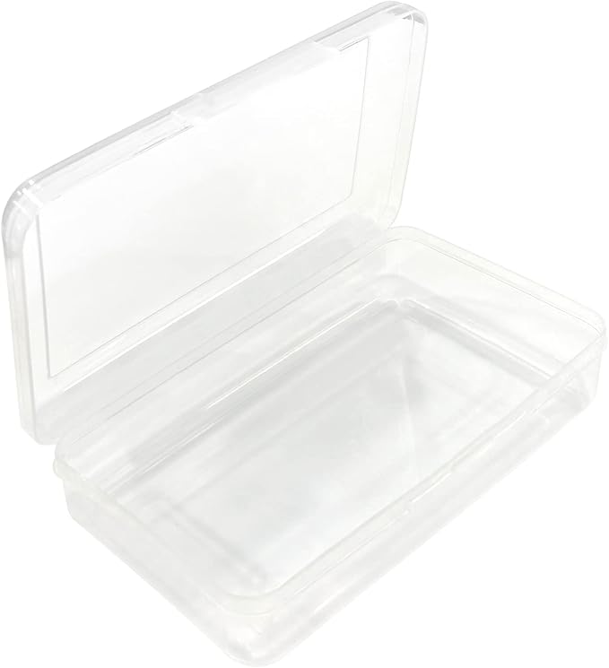 Ykimok Large Capacity Clear Pencil Case, Plastic Pencil Boxes Stackable Design, Supply Boxes for Kids Boys School Classroom,1 Pack