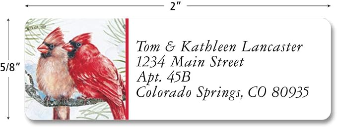 Colorful Images Return Address Labels, 240ct | Garden Friends Birds, 240 Count, Self-Adhesive on Flat-Sheet Labels, Customize with Name & Shipping Address, 6 Designs