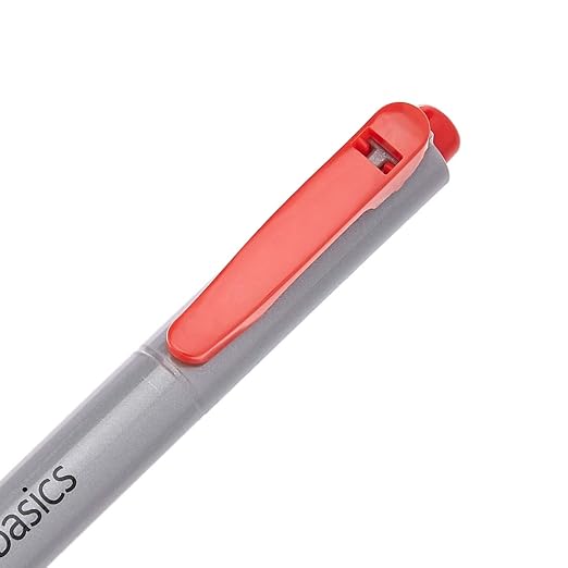 Amazon Basics Retractable Permanent Markers, Quick Drying Fade Resistant Ink, Versatile Art Supplies for Drawing, for Home, School, and Office Use, Assorted Colors, 12 Count (Pack of 2)