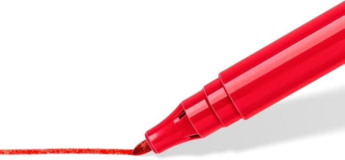 STAEDTLER 326WP20AC Noris Club Fibre-Tip Pen with Wallet - Assorted Colours, Pack of 20