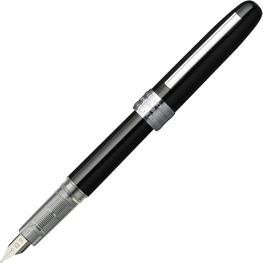 Platinum Fountain Pen, Plaisir Fine Nib, Black (PGB-1000-#1-F)