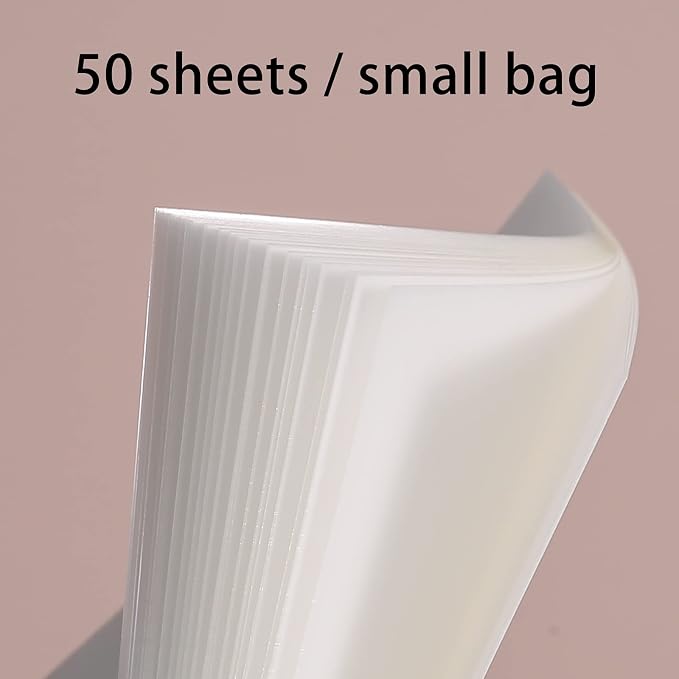 Transparent Sticky Notes,3x2 Inch Clear Sticky Notes,Waterproof White Bible Sticky Note,Transparent Stickers for School Supplies College(10 Packs,500 Sheets)