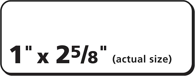 PRES-a-ply Laser Address Labels, 1 x 2-5/8, White, 3000/Box