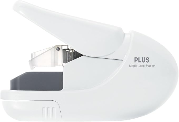 Plus 31250 Paper Clinch, Glossy White