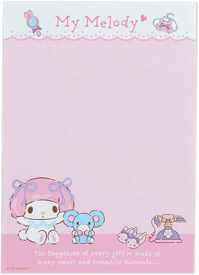 Sanrio My Melody 8 Design Memo 016951