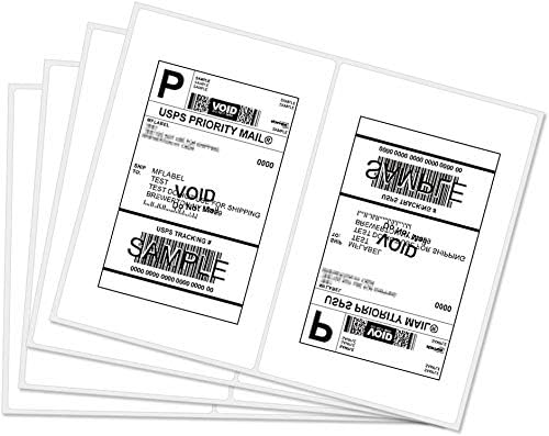 Round Corner 8.5" x 5.5" Address Labels, Half Sheet Shipping Labels, 150 Sheets Self Adhesive Mailing Labels for Laser & Inkjet Printers