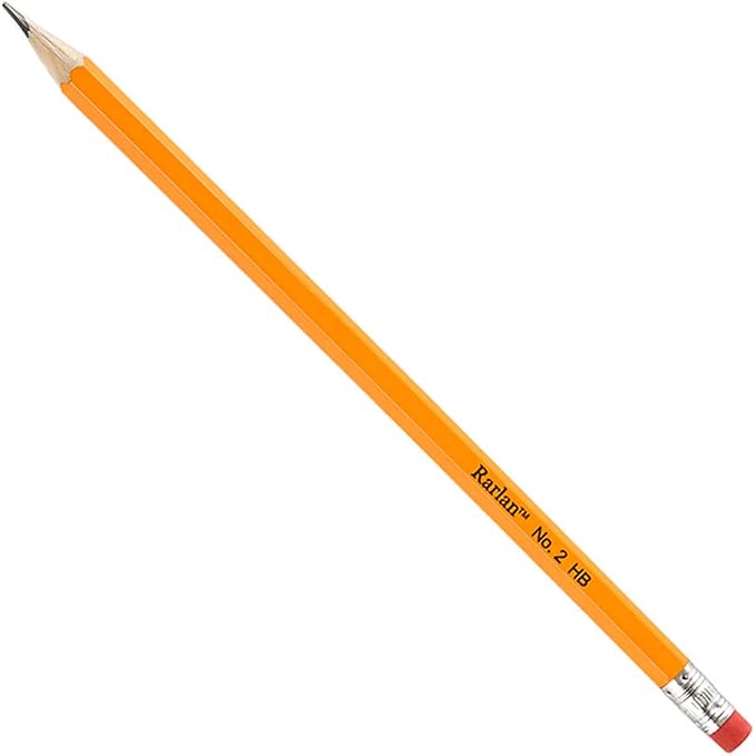 Rarlan Wood-Cased #2 HB Pencils, Pre-sharpened, 360 Count Bulk Pack | Classroom Pencils with Erasers for School and Teacher Supplies, Writing, Drawing and Sketching, Back to School