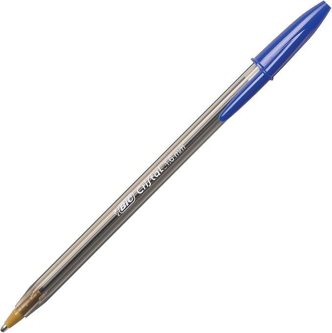 BIC Cristal Xtra Bold Ballpoint Pens, Bold Point (1.6mm) For Vivid And Dramatic Lines, Blue Ink, 24-Count Pack, Perfect Ink Pens