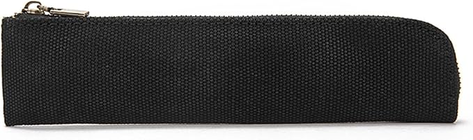 Slim Pencil Case Small Pencil Pouch Pen Case (Black/CV)