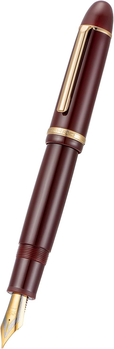 3PCS Assorted Colors Jinhao X159 Acrylic Fountain Pen Set, Size 8 Medium Nib Gold Trim Classic Design Smooth Writing Pen with Converter