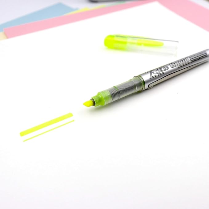 Zebra Pen Zazzle Liquid Highlighter, Assorted Ink Colors, Chisel Tip, 10-Pk