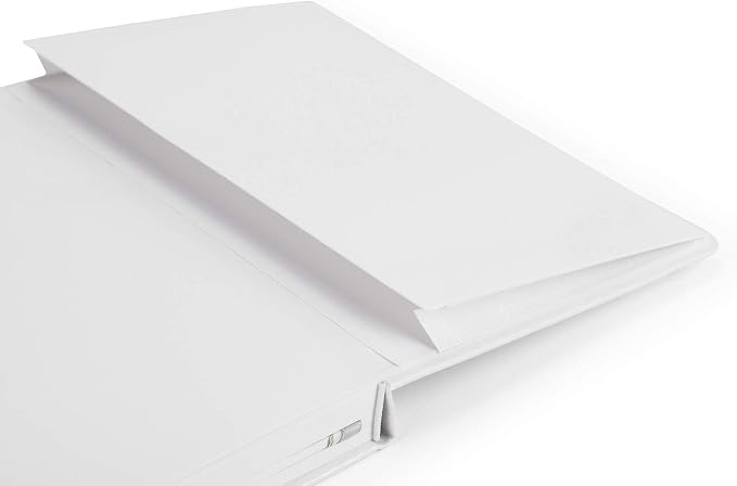 Minimalism Art, Premium Hard Cover Notebook Journal, Classic 5" x 8.3", 122 Numbered Pages, Gusseted Pocket, Ribbon Bookmark, Extra Thick Ink-Proof Paper 120gsm, San Francisco (Ruled, White)