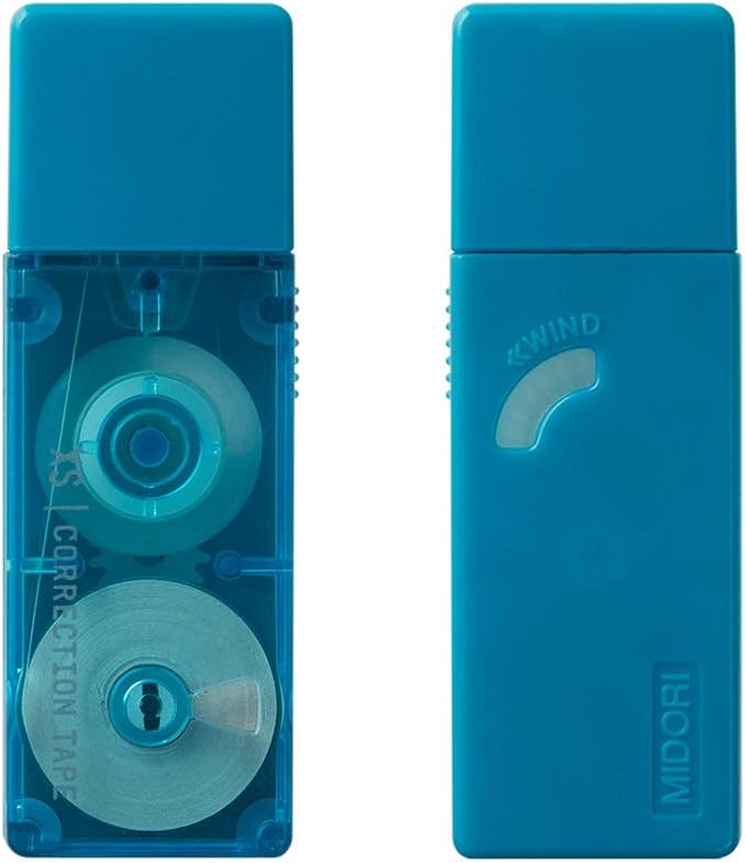 Midori Correction Tape, XS Series, Blue (35265006)