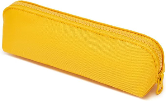 Pencil Case Small Pencil Pouch Slim (Yellow, Oxford)