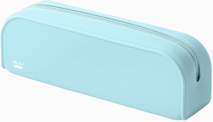 Mr. Pen- Silicone Pencil Case, Aesthetic Pencil Bag for Women, Makeup Pouch | Multifunctional Pouch for Stationery, Cosmetics and Electrical Goods Storage