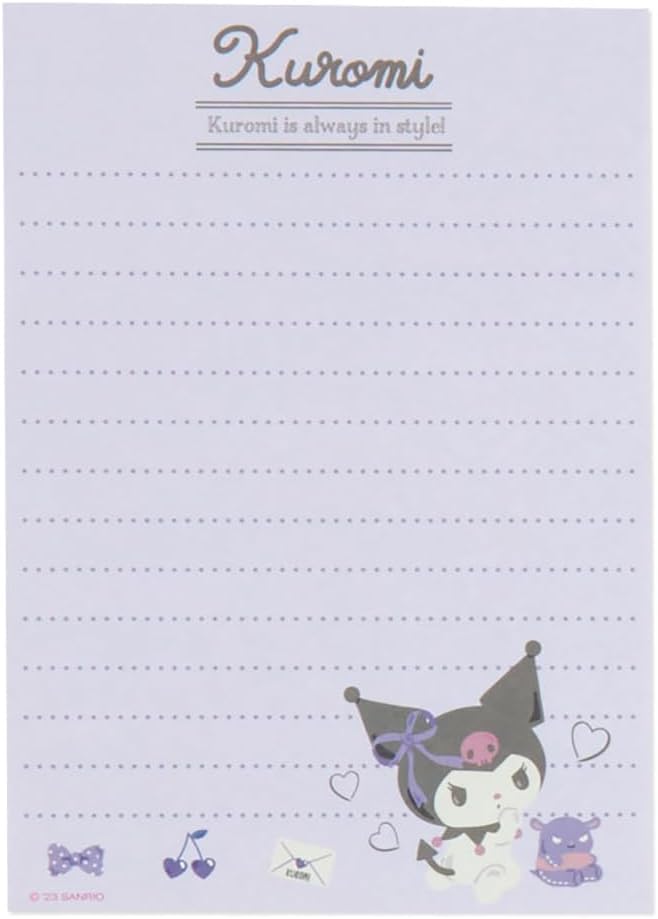 Sanrio Kuromi 8 Design Memo 017051