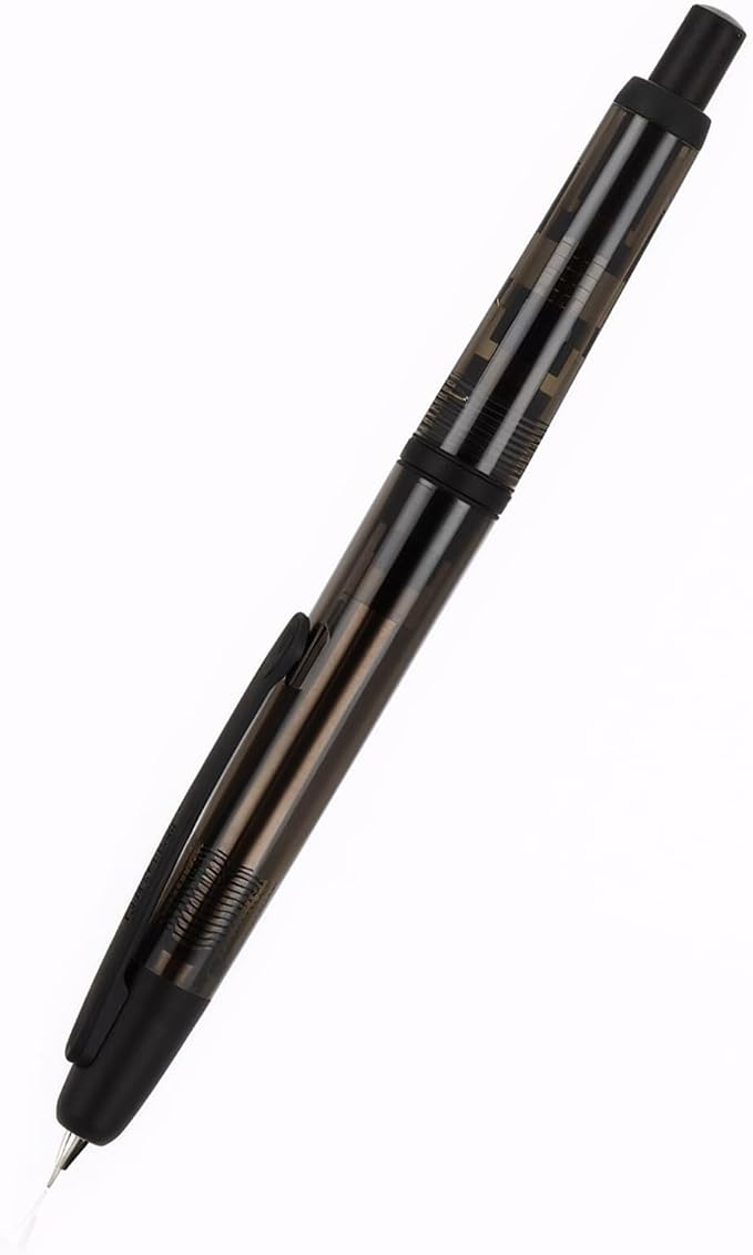 Jinhao 20 Press Retractable Fountain Pen EF/F Nib with Converter Resin Writing Gift Pen transparent Black