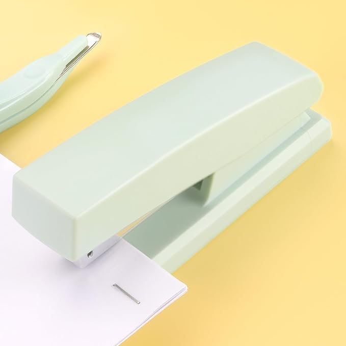 ZZTX Desktop Stapler with Remover & 1000 Staples Green