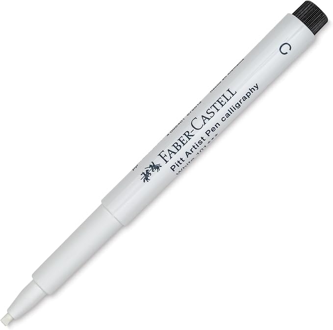 Faber-Castell Water Based Marker Pit Artist Pen 101 White C 167501
