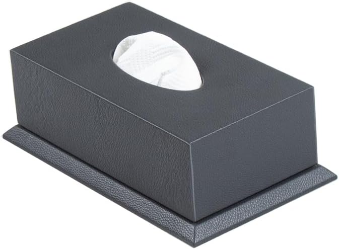Bonded Leather Desk Organizer Set – Executive 12-Piece Desk Mat, Name Plate, Pens, Coasters & Office Accessories – Office Organization & Decor