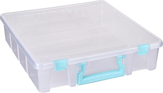 ArtBin Super Satchel 1 Compartment Box Clear Craft Organizer Storage Case