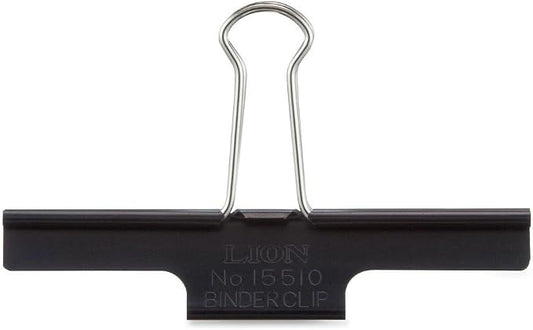 Lion Extra Large Binder Clips, Black, 85-Sheet