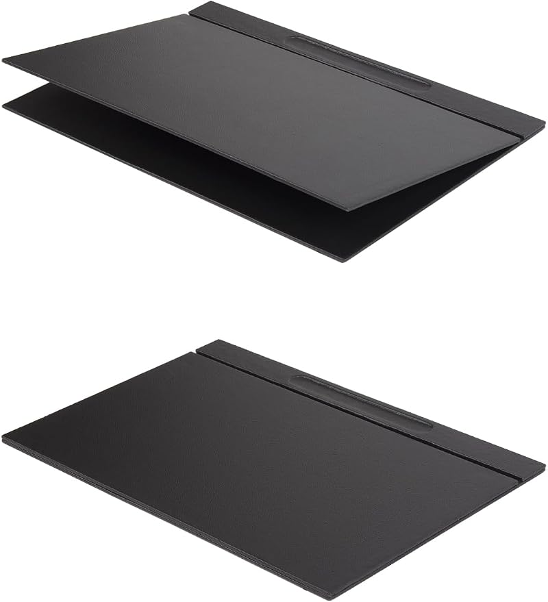 Galaxy Bonded Leather Executive Desk Set – 12-Piece Luxury Desk Organizer with Desk Pad, Double Document Rack, Name Plate, Pens & Office Accessories